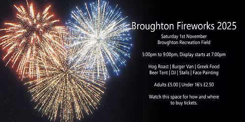 Broughton Fireworks 2025