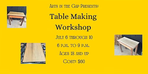 Table Making Workshop