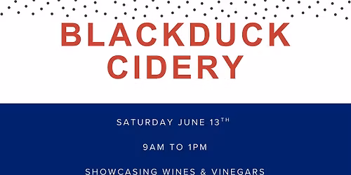 Blackduck Cidery @ The Tasting Bar