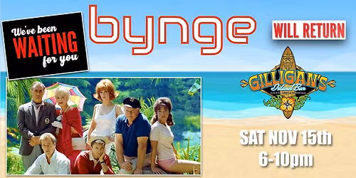 \ud83c\udfdd\ufe0f\u201cBYNGE\u201d -  Skipper\/Little Buddy\u2019s DanceParty @ Gilligan\u2019s Island SAT NOV 15th 6-10pm, Siesta Key