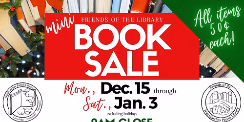 Friends' Mini Book Sale (Week 3)