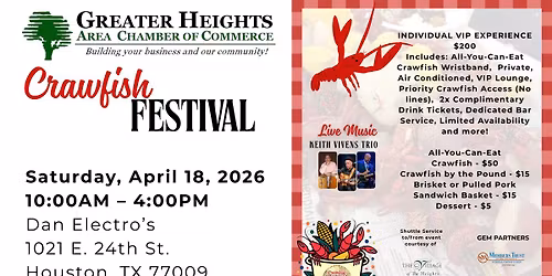 OFFICIAL - Heights Chamber Crawfish Festival