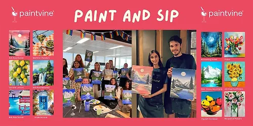Paint and Sip - Cowgirl Blossoms Revolution Newcastle