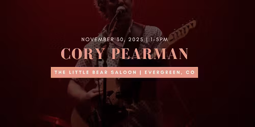 Cory Pearman at The Little Bear Saloon