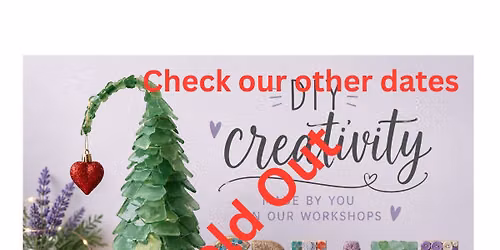 Sea Glass Grinch Christmas Tree Workshop