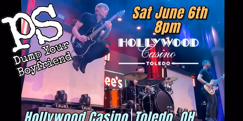 PS Returns to Hollywood Casino in Toledo OH Saturday June 6th!!