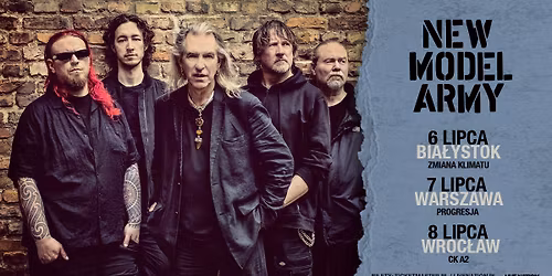 NEW MODEL ARMY - Official Event - 6.07.2026, Zmiana Klimatu, Bia\u0142ystok