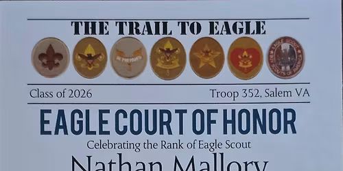 Eagle Scout Court Of Honor
