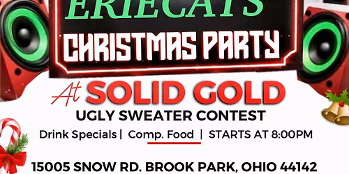 The Erie Cats Rockin Cool Christmas Vibes @ Solid Gold Lounge Annual Christmas Party! 