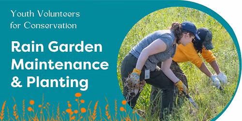 Youth Volunteers for Conservation (YV4C) Rain Garden Maintenance and Planting