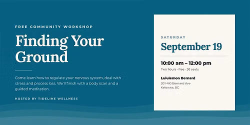 Finding Your Ground: September 19th