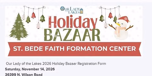 St. Bede Holiday Bazaar 2026
