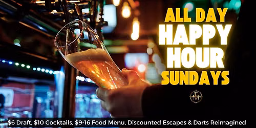 All Day Happy Hour Sundays