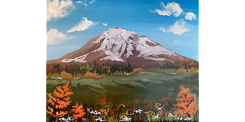 Mount Rainier in the Fall - Paint and Sip in Houston | Classpop!\u2122