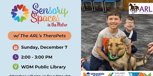 Sensory Spaces w\/ ARL TheraPets