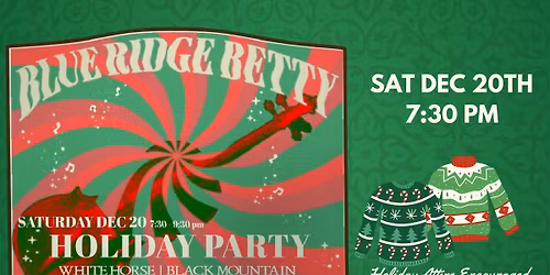 Blue Ridge Betty\u2019s Holiday Party