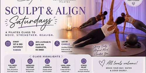 Sculpt & Align Pilates Saturdays
