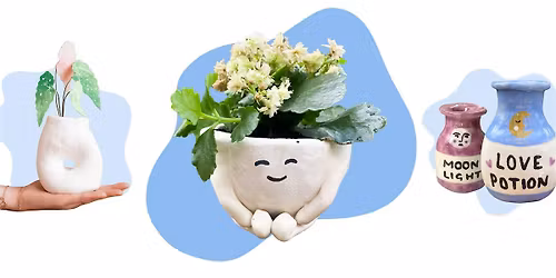 Make Your Own Plant Pot or Vase Pottery Workshop -