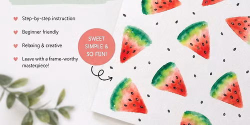 Watercolor Watermelons!\ud83c\udf49