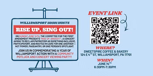 "Rise Up, Sing Out!" Community Concert Viewing Party