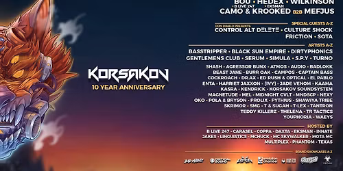 Korsakov Weekender 2026 - The 10-Year Anniversary