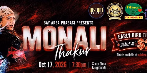Monali Thakur Live in Bay Area
