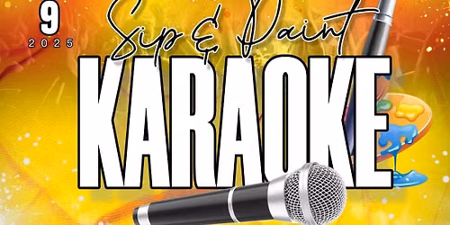 Sip and paint karaoke
