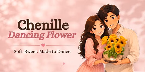 Chenille Dancing Flowers