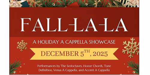 Heartwood Presents Fall-La-La: A Holiday A Cappella Showcase