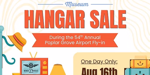 Hangar Rummage Sale at the 54th Annual Fly-in!
