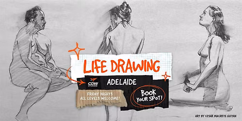 Open Friday Night Life Drawing - ADELAIDE (Multiple dates)