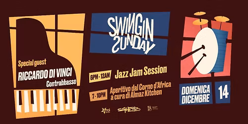 Swingin' Sunday | Jazz Jam & Aperitivo | Riccardo Di Vinci special guest