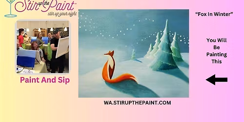 Seattle Paint and Sip, Paint Party, Paint Night  With Stir Up The Paint