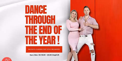 NEW! Bachata course for Beginners, Sunday Nov 16