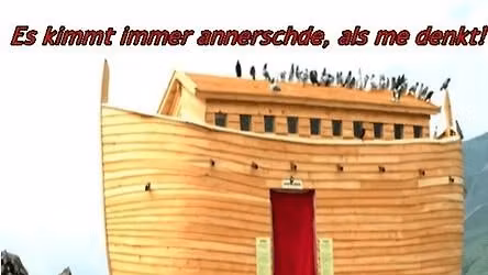 Es kimmt immer annerschde, als me denkt!