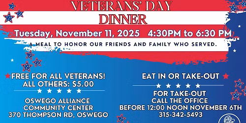 Veterans' Day Dinner 11\/11\/2025