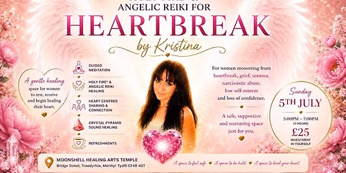 Holy Fire\u00ae & Angelic Reiki for Heartbreak