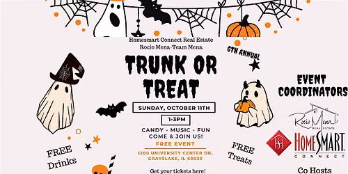 Boo Bash Trunk or Treat 2026 - Homesmart Connect Real Estate - Rocio Mena