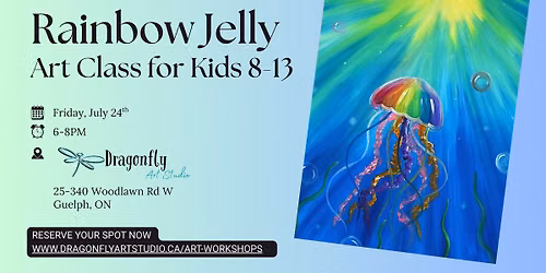 Rainbow Jelly Art Class for Kids