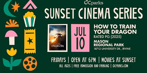 How to Train Your Dragon: 2026 OC Parks Sunset Cinema Series