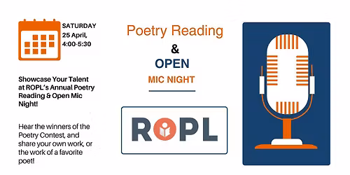 Poetry Reading and Open Mic