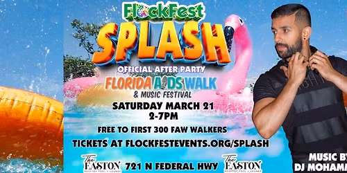 FlockFest SPLASH Florida AIDS Walk After Party