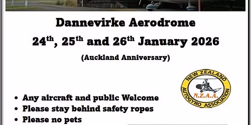 New Zealand Autogyro Association Annual Dannevirke Fly In