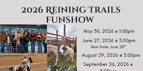 Reining Trails Fun Show 