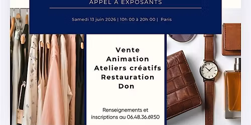 Appel \u00e0 exposants ! \ufe0f|ELIT BAZAR : VIDE-GRENIERS