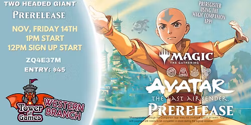 Avatar 2 Headed Giant Magic the Gathering Prerelease at Tower of Games Western Branch 