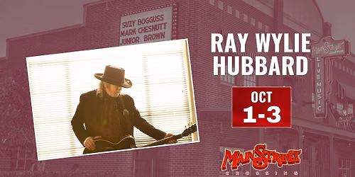 Ray Wylie Hubbard | LIVE at Main Street Crossing