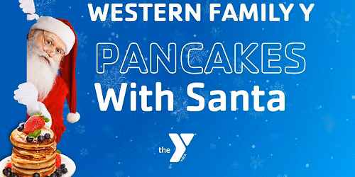 Western Y Pancakes with Santa