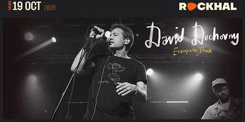 DAVID DUCHOVNY \u2022 Rockhal Luxembourg