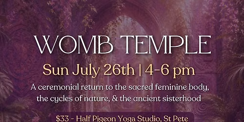 Womb Temple | Full Moon Circle & Womb Healing Ceremony